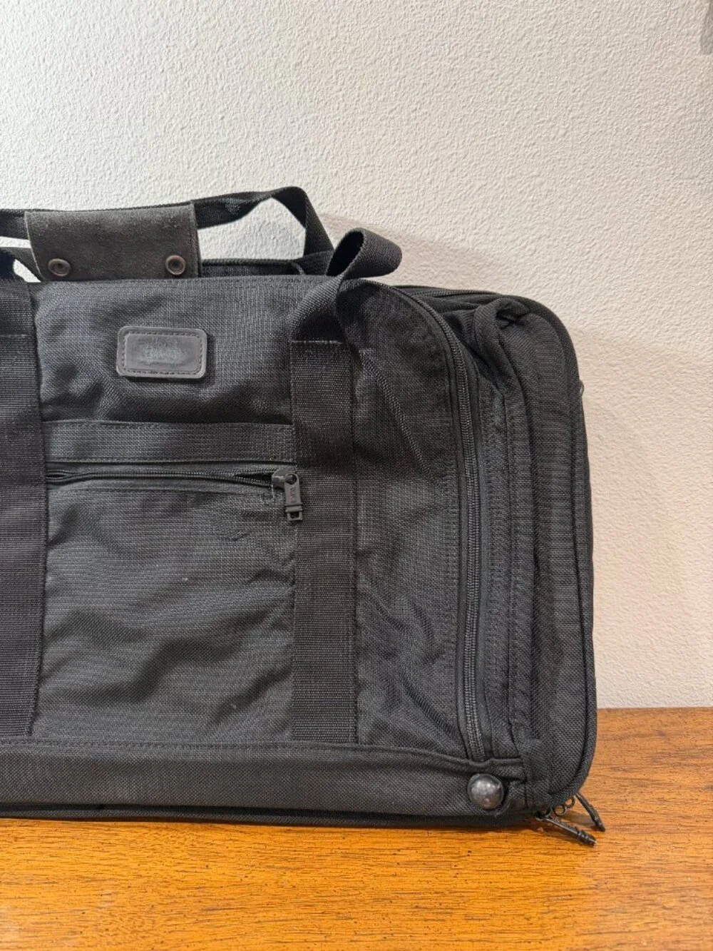 TUMI Black Travel Garment Bag Carry On Luggage